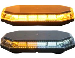 Buyers Products 8891068 12-24V DC Amber/Blue LED Octagonol Mini Light Bar - BUY 8891068