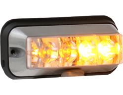 Buyers Products 8891104 4-7/8" Amber 4 LED Rectangular Strobe Light - BUY 8891104