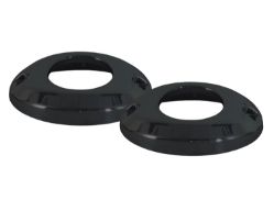 Buyers Products 8891201 Black Surface Mounting Brackets (1 pair) for Bolt-On Hidden Strobes - BUY 8891201