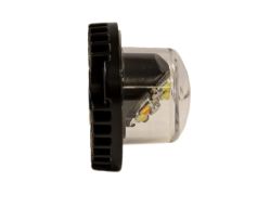 Buyers Products 8891227 Amber/Clear LED "Hidden" Bolt-on Strobe Light Set - 25 ft. Cable - BUY 8891227