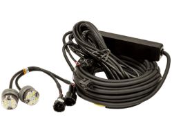 Buyers Products 8891325 Dual Clear LED "Hidden" Push-On Strobe Light - 25 ft. Cable - BUY 8891325