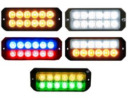 Buyers Products 8891700 5" 12 LED Amber Dual Row Strobe Light - BUY 8891700