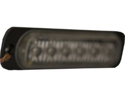 Buyers Products 8891900 4.4" 6 LED Amber Aluminum Thin Mount Horizontal Strobe Light - BUY 8891900