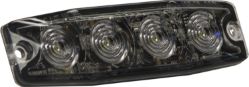 Buyers Products 8892241 4.38" 4 LED Clear Ultra- Thin Strobe Light - BUY 8892241