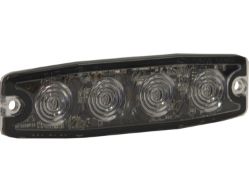 Buyers Products 8892243 4.38" 4 LED Red Ultra- Thin Strobe Light - BUY 8892243