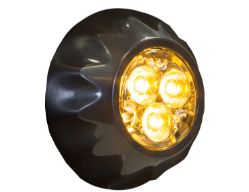Buyers Products 8892400 1" 3 LED Amber Surface/Recess Mount Strobe Light - BUY 8892400