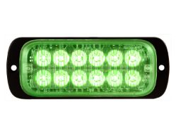 Buyers Products 8892601 4.5" 12 Clear Thin Dual Row LED Strobe Light - BUY 8892601