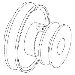 Ariens 07334800 DDL Sp Ivp Pulley Weldment 17344K 
