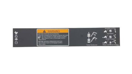 Bobcat 4163694 Control Panel Label 