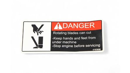 Bobcat 4163696 CHF HOR ANSI Label 