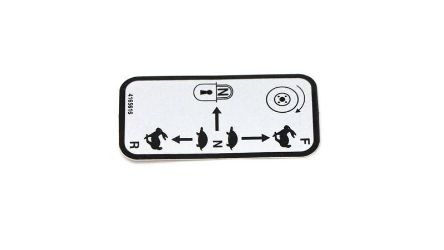 Bobcat 4165616 Left Hand Traction Label 