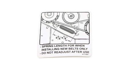 Bobcat 4171408 Spring Length Label 
