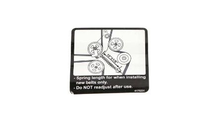 Bobcat 4175231 Spring Length Decal 