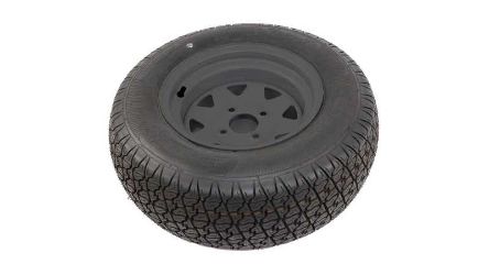 Bobcat 4176239 23 x 8.50-12 Black Wheel Assembly 