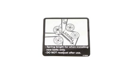 Bobcat 4176925 Spring Length Decal 