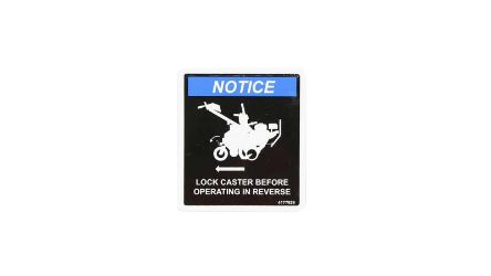 Bobcat 4177926 Hydro Reverse Latch Label 
