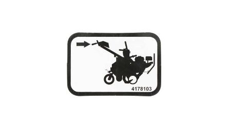 Bobcat 4178103 Bypass Label 