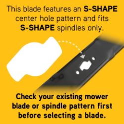 MTD 490-110-C194 High Lift 54" Blade Set - MTD 490-110-C194