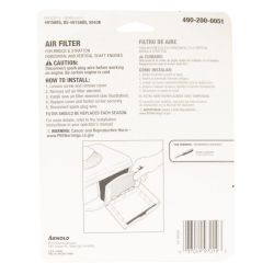 MTD 490-200-0051 Briggs Air Filter - MTD 490-200-0051