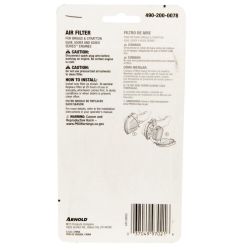 MTD 490-200-0078 Briggs Air Filter - MTD 490-200-0078