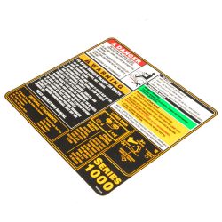 MTD 777S32531 Frame Cover Label - MTD 777S32531