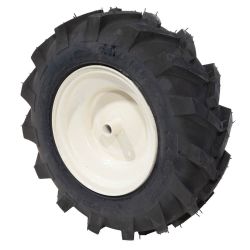 MTD 934-04365A Tire & Beige Rim Assembly 