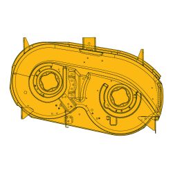 MTD 983-04262-4021 42" Deck Shell Assembly 