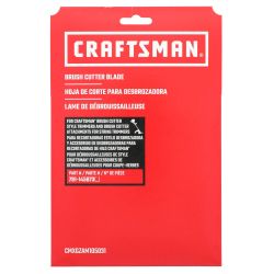 MTD CMXGZAM105031 4-Tooth Brush Blade - MTD CMXGZAM105031