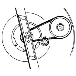 MTD CMXGZAM501004 WB SGL Trans Belt - MTD CMXGZAM501004