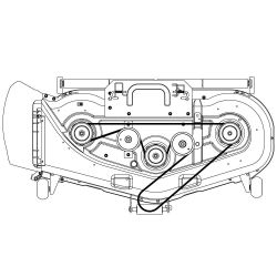 MTD CMXGZAM501021 DK DR 50 GT Belt - MTD CMXGZAM501021