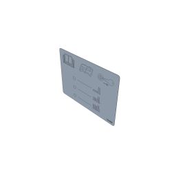 Toro 112-3858 Anti-Scalp Decal - TOR 112-3858