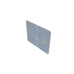 Toro 127-6662 Counter Rotating Spindle Decal - TOR 127-6662