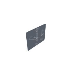 Toro 127-6662 Counter Rotating Spindle Decal - TOR 127-6662