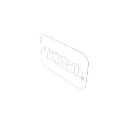 Toro 145-0854 Decal-Toro, Silver - TOR 145-0854