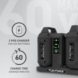 Toro 88924 60V 2-Pod 4Amp Charger 