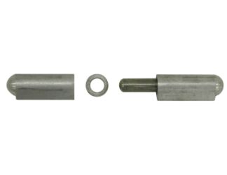 Buyers Products AFSSP100 4" Aluminum Weld On "Bullet" Hinge with Stainless Steel Pin and Bushing 