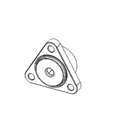 Ariens 00268703 .87" D-Bore Pro Series Pulley Hub 