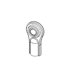 Ariens 03668700 .38" Left Hand Rod End 