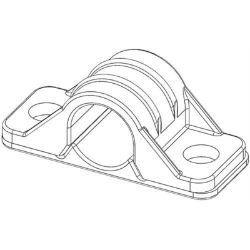 Ariens 03757501 .50" Clamp Block Molded Bushing 