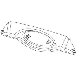 Ariens 04305000 Compact Series Dash Bezel Ariens Logo 