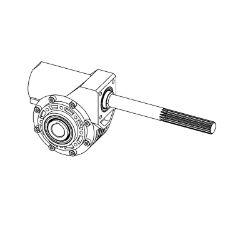 Ariens 04542000 8.25:1 Worm Gearbox 