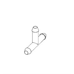 Ariens 04548204 3/16" X 3/16" Branch Tee 