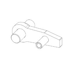 Ariens 04781400 Deck Lock Weldment 