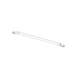 Ariens 04783300 9" Long Positive Cable w/ 2x 1/4" Ring 