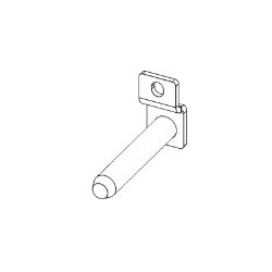 Ariens 04845100 Brush Pin Weldment 