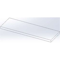 Ariens 04850000 1.0" X 3.0" Rubber Pad w/ Adhesive 