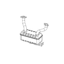 Ariens 05112900 Loncin V-Twin Muffler 