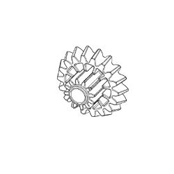 Ariens 05124100 Remote Combo Rotation Gear 