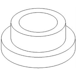 Ariens 05501122 .391" X .56" X .313" X .75" Flange Bushing 