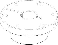Ariens 05501216 7/8" SDS Split Taper Bushing 